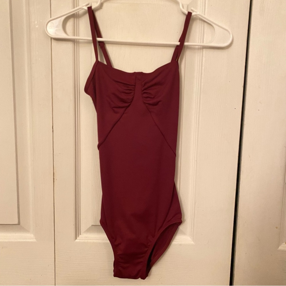 Body Wrappers Red Camisole Leotard